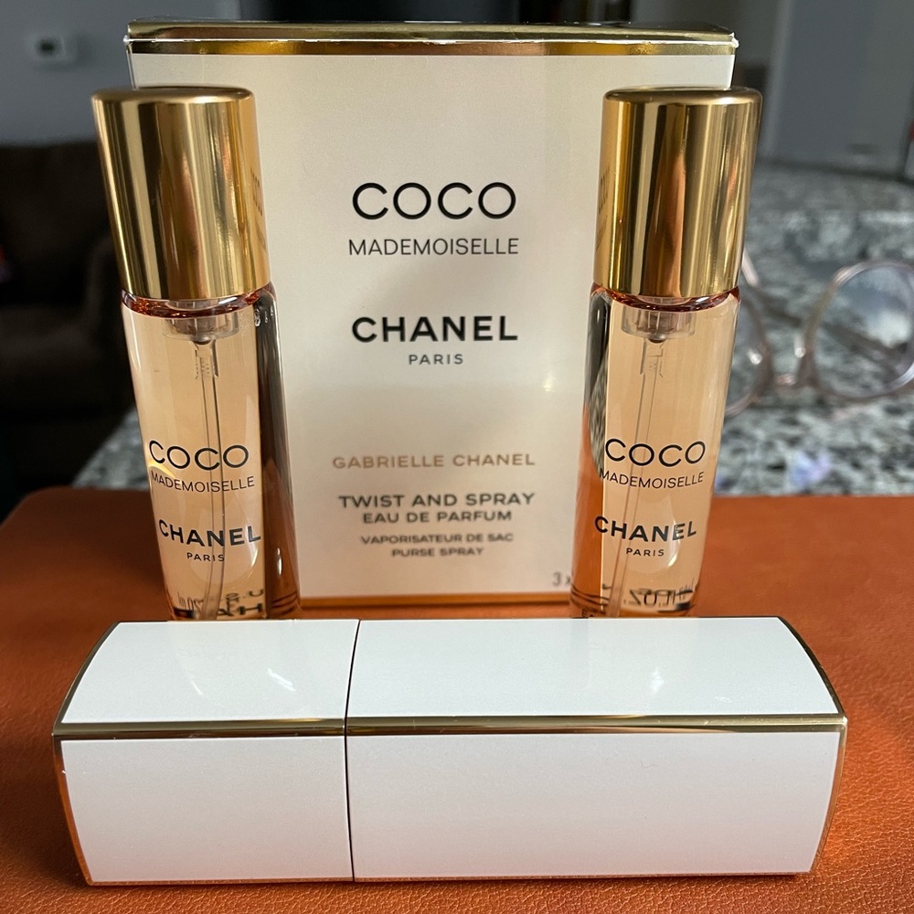 CHANEL coco mademoiselle eau de parfum perfume purse spray and refills